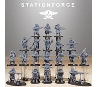 Rangers Builder Kit - Scavenger Station Forge Miniature - 28mm Tabletop