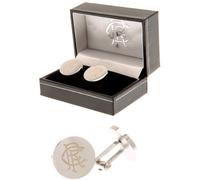 Rangers FC da Uomo Acciaio Inox Crest di Lusso Camicia Gemelli Rfc