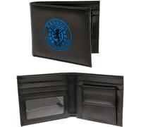 Rangers FC Rfc Crest Ricamato Pelle Portafoglio Moneta Denaro Scheda Borsetta
