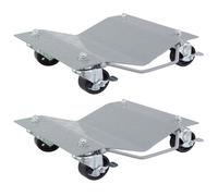 Rangierhilfe Rotelle di Manovra Carrello Rangierwagen Jack Auto Pkw 2 Pezzo