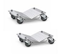 Rangierhilfe Rotelle di Manovra Carrello Rangierwagen Jack Auto Pkw 2 Pezzo