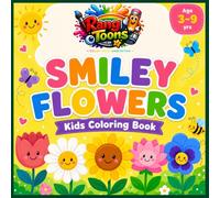 Rangtoons Beautiful Flowers Coloring Book for Kids: 40 Unique Easy & Fun Flower Designs for Boys and Girls Ages 4-8 | Cute Nature Coloring Pages for Creativity, Relaxation & Learning