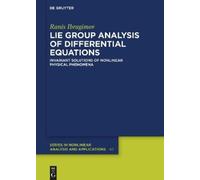 Ranis Ibragimov Lie Group Analysis of Differential Equations (Copertina rigida)