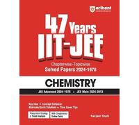 Ranjeet Shahi Arihant 47 Years Iit-Jee Chemistry for Jee Main & Ad (Tascabile)
