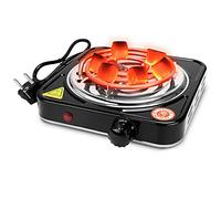 RANJIMA Accenditore Elettrico Carbone Bruciatore per Narghile, Accendifuoco a Carbone, Elettrico di alta Qualità, 1000 W, piastra riscaldante con griglia di carbone per narghilè, carbone di cocco