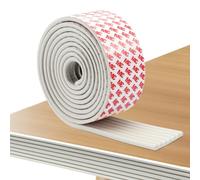 RANJIMA Paraspigoli Bambini Angolari di Schiuma, Bordatura Autoadesiva per Mobili Forma di W, 500cmx80mmx8mm Universale Protezioni delle Pareti,Mobili,Super-soft Proofing e la Sicurezza per il Bambino