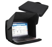 RANJIMA Protezione solare per computer portatile, pieghevole 2 in 1, protezione solare universale per computer portatile, parasole e protezione privacy per laptop da 12-16 pollici, per lavoro