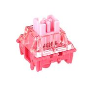 Ranked RS-1 Pro Interruttori Meccanici per Tastiere Meccaniche da Gioco | Montati su PCB a 5 Pin | Pre-Lubrificati | Lineari Silenziosi 53cN by Haimu (Pro Silent Red, 90 Pz)