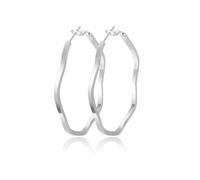 RANKEEF Orecchini a cerchio in oro da 3 mm per le donne Grandi cerchi in oro 925 Sterling Silver Post ipoallergenico Sterling Silver Orecchini a cerchio in argento orecchini a cerchio per le donne 30