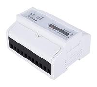 Rankomu 3 Fase 4 Wire Meter DTS1891, Alta Precisione 7P Rail Energy Meter, 400 Imp/KWh, 50Hz, Contatore Elettrico per Uso Industriale