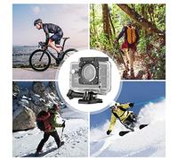 Rankomu Action Camera 1080P, WiFi, 12 MP, obiettivo grandangolare da 150°, schermo LCD da 2 pollici, impermeabile fino a 30 m, include kit di fissaggio per immersioni, surf, sci, ciclismo