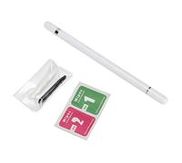 Rankomu Active Pen 2 in 1 - Pennino capacitivo per touch screen, con punte di ricambio e borsa per la pulizia per telefoni cellulari, tablet, blocco note, colore bianco