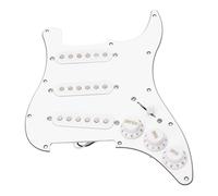 Rankomu Battipenna per chitarra elettrica, kit fai da te per chitarra elettrica, battipenna caricato precablato, sistema a ponte, piastra per il collo per aggiornamento e riparazione, include parti di