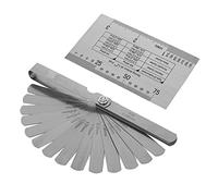 Rankomu Feeler Gauge Guitar String Action Gauge Righello, set di 32 spessimetri, protezioni per tasti della tastiera, accorie per chitarra, strumento di misurazione