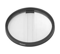 Rankomu Filtro a doppio prisma a mezza luna per effetti speciali, separazione del campo centrale da 67 mm, filtro diottrico per fotocamera reflex fotografica, accories, effetto di rifrazione sfocata