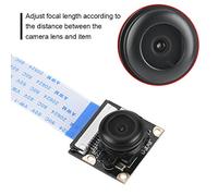 Rankomu fisheyecameraforraspberrypi - Modulo obiettivo grandangolare Fisheye da 5 MP, con luce di riempimento per Raspberry Pi 2/3/B+/Zero, ideale per progetti e sorveglianza