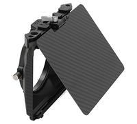 Rankomu FOTGA Matte Box, mini design leggero in fibra di carbonio, interfacce multiple per obiettivo della fotocamera, scatola opaca per lenti professionali, portatile e compatta