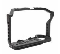 Rankomu Gabbia per fotocamera, gabbia video in lega di alluminio con fori per viti da 1/4" e 3/8", porta cold shoe, compatibile con Z50, design leggero per registrazione video