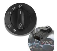 Rankomu Interruttore Fendinebbia Auto 6Q0941531C Plug and Play ABS Materiale, Compatibile con VW Caddy 2KA 2KH 2005-2010, A3 A6 A7 Q3 Q7, MULTIVAN T5, Passat B6