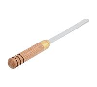 Rankomu Lima abrasiva per chitarra con manico in legno, strumento per tagliare i tasti con manico in legno, lima a corona per strumenti a corda, ideale per la manutenzione di tasti e tasti