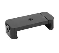 Rankomu Morsetto universale per telefono cellulare, adattatore per treppiede con fori per viti da 1/4", larghezza regolabile, clip per supporto per cellulare, compatibile con la maggior parte degli