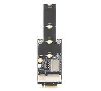 Rankomu NGFF (M.2) KeyM Adattatore Scheda Adattatore Mini PCIe a NGFF (M.2) Key M Convertitore di rete per Windows 10/8/7/2000/Linux, design compatto, trasferimento dati ad alta velocità