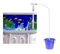 Rankomu Pompa manuale per il cambio dell'acqua, filtro sifone per la pulizia del tubo di aspirazione per acquario, facile da usare, strumento per il cambio dell'acqua dell'acquario, 1,5 m di lunghezza