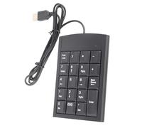 Rankomu Portatile Mini USB Tastierino Numerico, 19 Tasti Durevole Abs Notebook Tastierino Numerico Accessorio Elettronica, per Computer Portatile Pc Desktop