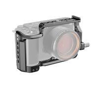 Rankomu Poyinco JN-098 - Gabbia video per fotocamera, in lega di alluminio con supporti a slitta fredda, filettatura 1/4", clip per cavo di ricambio per fotocamera ZV-E1