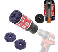 Rankomu Pulitore per Prigionieri e Mozzi Ruota, Strumento per Rimuovere la Ruggine dei Prigionieri Pulitore per Mozzi Delle Ruote per Avvitatori a Impulsi da 1/2 Pollici Strumento per la Pulizia