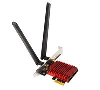 Rankomu Scheda adattatore di rete Wi Fi PCIe Scheda WiFi AC68, Scheda di rete wireless Dual Band 2.4G/5G con antenna 6dBi per computer PC, trasmissione veloce e stabile, adattatore wireless PCIe