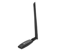 Rankomu Scheda di rete wireless Wi Fi, adattatore WiFi portatile ad alta velocità da 300 Mbps con antenna, design compatto per laptop e desktop, Plug and Play