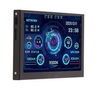 Rankomu Schermo di visualizzazione della temperatura del PC PC Monitor dati CPU 5 pollici IPS USB C Tipo C Schermo, visualizzazione della temperatura del PC per CPU, GPU, RAM, Mini ITX PC Case