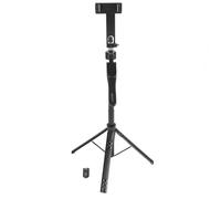 Rankomu Selfie Stick 185 cm Allungabile Alluminio Anti-Shake BT Remote Control Phone Quadripod per Android 4.22+ e iOS 5.0+, leggero, supporto portatile per smartphone