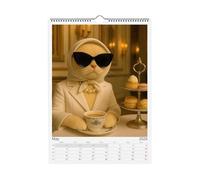 Ranley Calendario Gatti 2026 - Verticale Di 12 Con Pagine Complete - Pianificatore Familiare Di Gatti, Per Incontri, Programmazione E Pianificazione Per Adulti, Bambini, Studenti, Insegnanti,