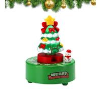 Ranley Carillon di Natale, carillon per albero di Natale - Albero rotante e illuminato - Gioca canzoni, carillon rotante di Natale per donne, moglie, madre, fidanzata