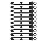 Ranley Fascette per cavi - Organizer per cavi in silicone, utilizzabile più volte per ordinare, strumento multifunzione per la gestione dei cavi, per raggruppare e organizzare, zona di ricarica