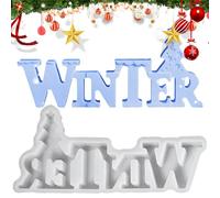 Ranley Per Candele Inverno Albero Di Natale - 3D In Silicone Per Insegne Natalizie Con Parole | Centrotavola Decorativo per Casa Compleanno Ringraziamento