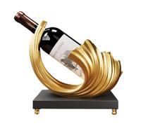 Ranley Portabottiglie di vino, portabottiglie da tavolo, portabottiglie per il piano di lavoro, ornamenti in resina sintetica, organizer decorativo per il piano di lavoro, posizionamento creativo come