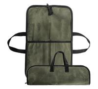 Ranley Taglierina Da Cucina, Borsa Da Bagno In Tela Per Utensili Da Cucina, Organizer Portatile Con Maniglia, Coltello Da Borsa Rotolare Per Coltelli E Cucchiaio, verde militare, vedi