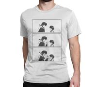 Ranma 1 2 Akane Tendo Arguing Men's T Shirts Novelty Tee Shirt Short Sleeve O Neck T-Shirts 100% Cotton Gift Tops Grey XL