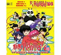 Ranma 1/2 Complete Series (Vol.1-161 END & 12 Ova) Anime DVD [English Dub]
