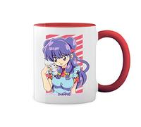 ranma 1/2 shampoo anime lover Bianco tazza di caffè con Red Rim & Handle Mug