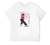 Ranma 12 Nibun-No-Ichi T-Shirt Man's Fashion White Unisex Tees L