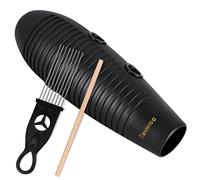 RANMING Guiro Instrument - Strumento a percussione latina a forma di pesce Super Guiro, 9,9 x 33 cm, con 2 raschietti Guiros, strumento di allenamento musicale per principianti e amanti della musica