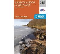 Rannoch Moor and Ben Alder (Map) OS Explorer Map