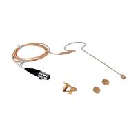 Rannsgeer Mini microfono auricolare di ricambio per microfono auricolare per sistema wireless Shure (marrone)