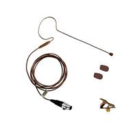 Rannsgeer Mini microfono auricolare di ricambio per microfono auricolare per sistema wireless Shure (cacao)
