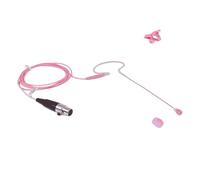 Rannsgeer Mini microfono di ricambio per cuffie con archetto auricolare per sistema wireless Shure (rosa)