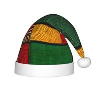 rannsut Cappelli di Babbo Natale di comfort del cappello di Natale della stampa del patchwork di stile africano per il partito del costume di Natale ed